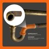 Everflow Slip Joint Waste Bend for Tubular Drain Applications, 17GA Brass 1-1/2"x18" 41918
